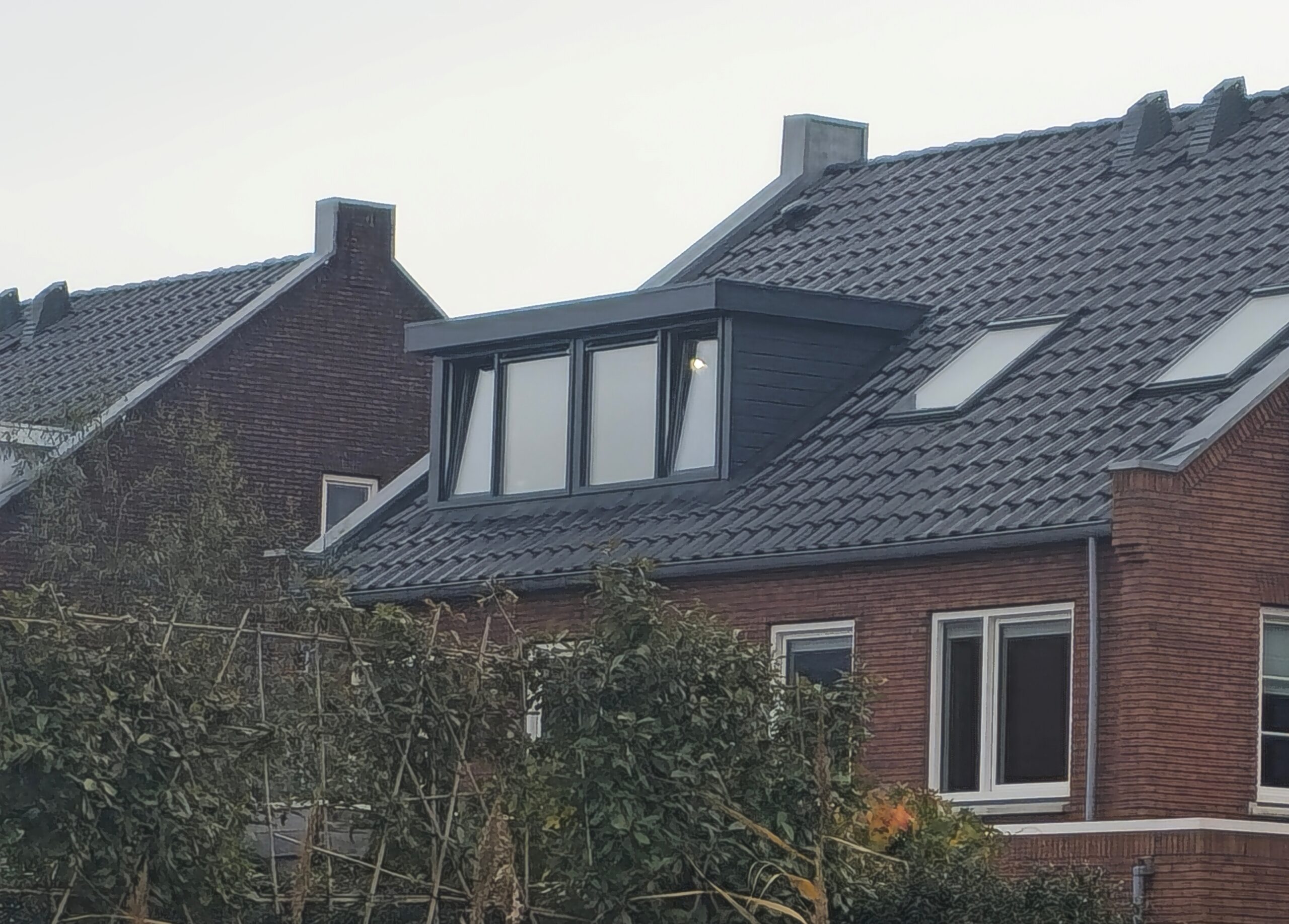 Dakkapel Antraciet Ral 7016 Triple Glass