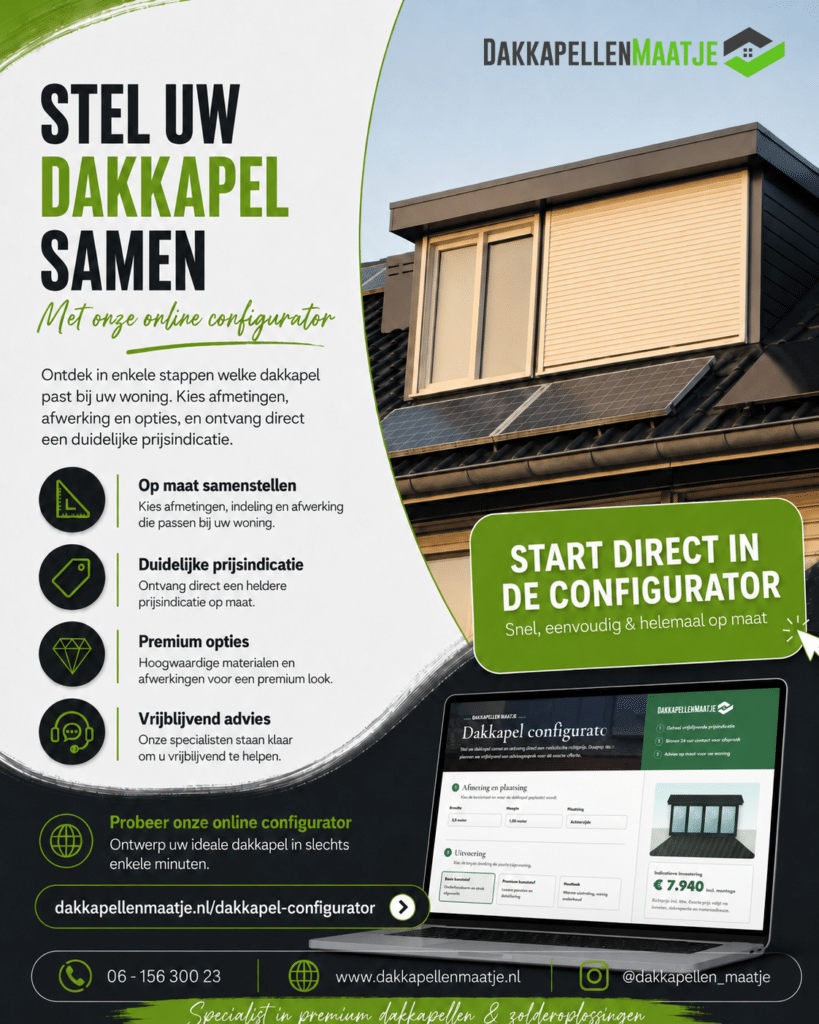 Dakkapel configurator